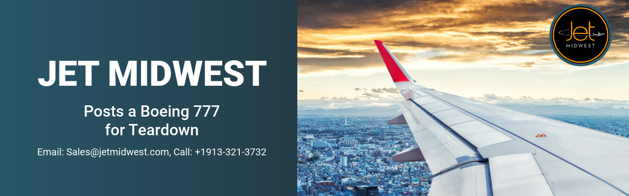 Jet Midwest - Boeing 777 for Teardown